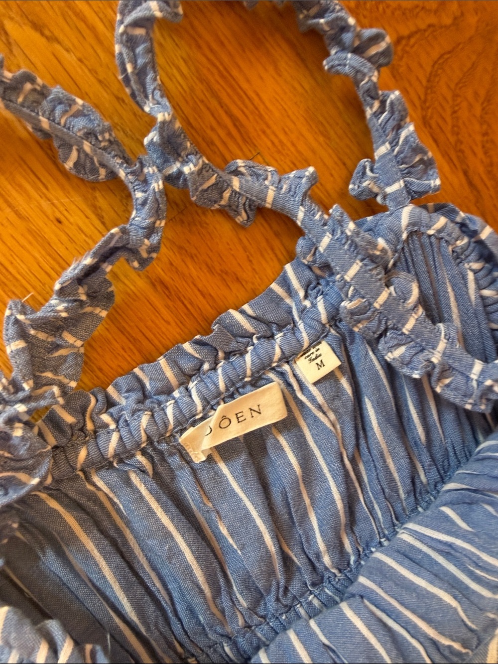 Doen marine striped midi dress - Picture 3 of 4